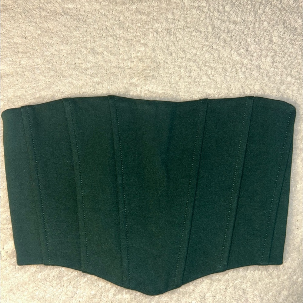 Dark Green Corset Top